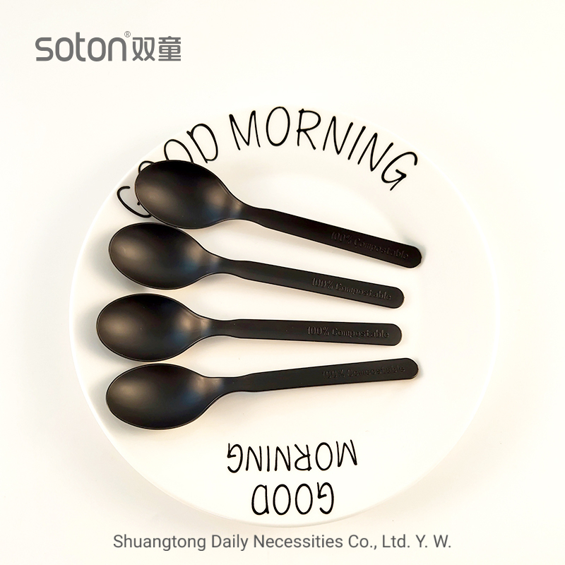 Eco-Friendly Cpla Spoon Fully Compostable Cpla Biodegradable Spoon