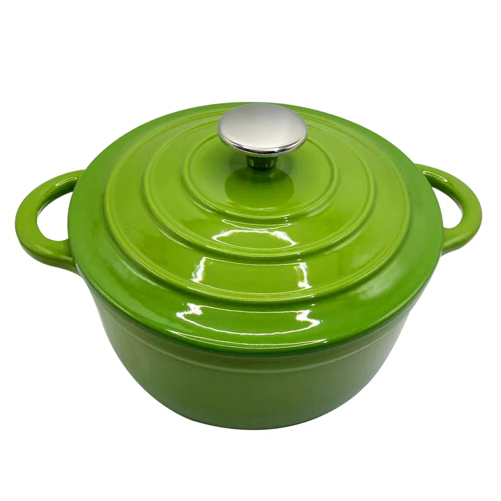 Чугунная эмалированная кастрюля-кокот Cookwin 2 кварты