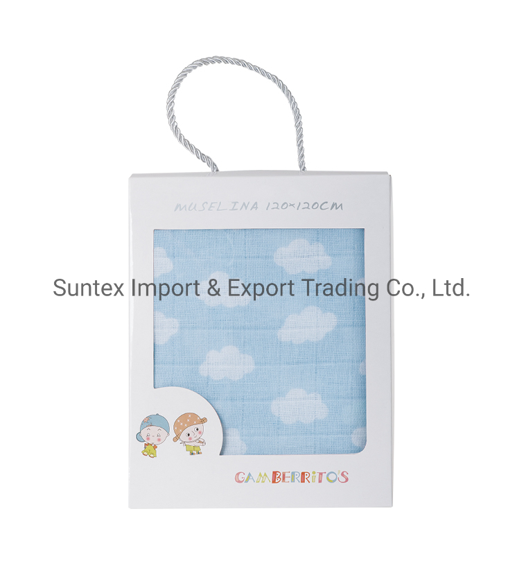 100% Cotton Printed Muslin Baby Blankets