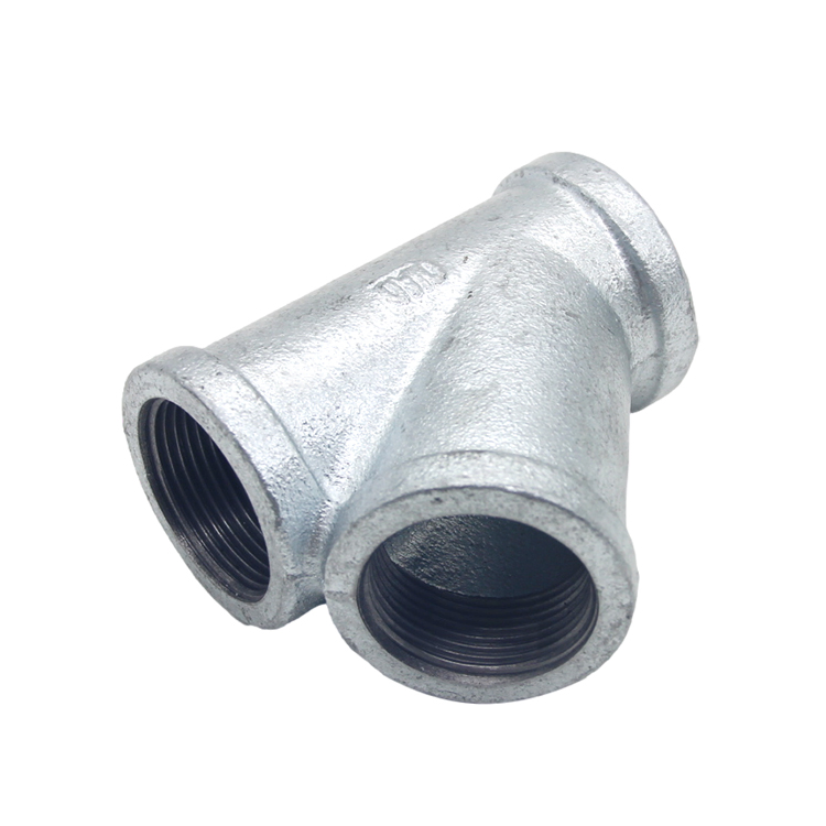 Y Brach Tee Gi Pipe Fittings with DIN Threads