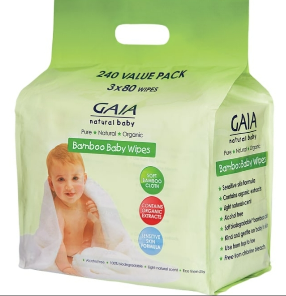 Biodegradable Wholesale Organic Antibacterial Baby Wipes Baby Wet Wipes Soft Cotton RO Water Nourish Aloe Vera Vitamin E Functional Wet Tissue