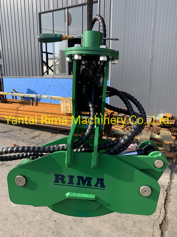 Wood Grapple Metal Tree Bunch Pruning Shear for Excavator / Skid-Steer Loader