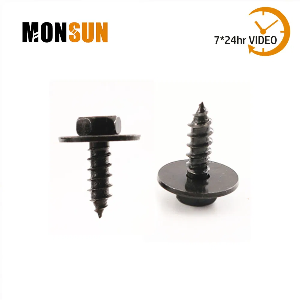 Hex Head Self Tapping Screws with Cone End