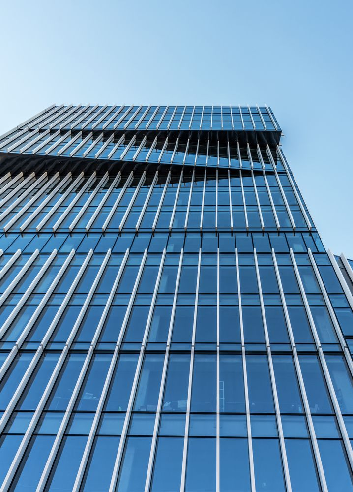 Durable Photovoltaics Curtain Wall Frame Supported Glass Curtain Wall