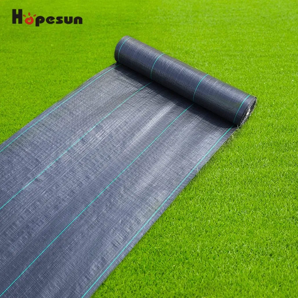 Hopesun UV Garden Mat/Weed Control Cloth Ground Cover Landscape Fabric Weed Barrier Mat