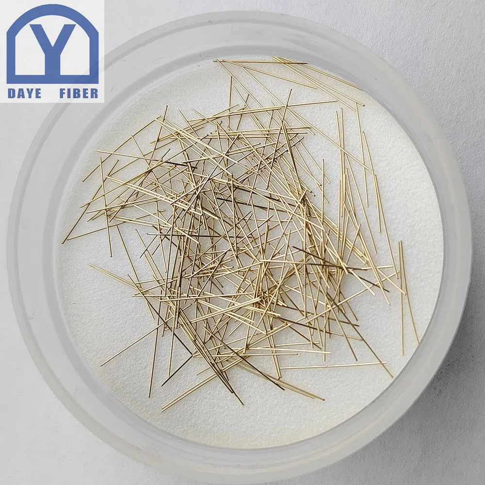 0.2mm X 13mm Steel Fibre Concrete Uhpc Micro Steel Fibers Additive