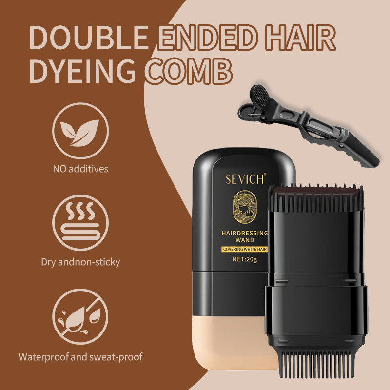 Custom Logo 20g Black Hair Cream Magic Root Touch Cover up Gray Hair to Black Hair Dye Color Conceals
