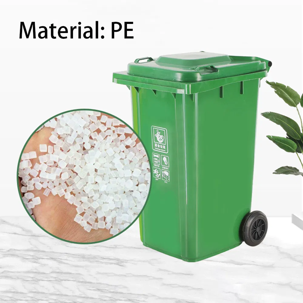 Уличный мусорный бак 100 л с колесами