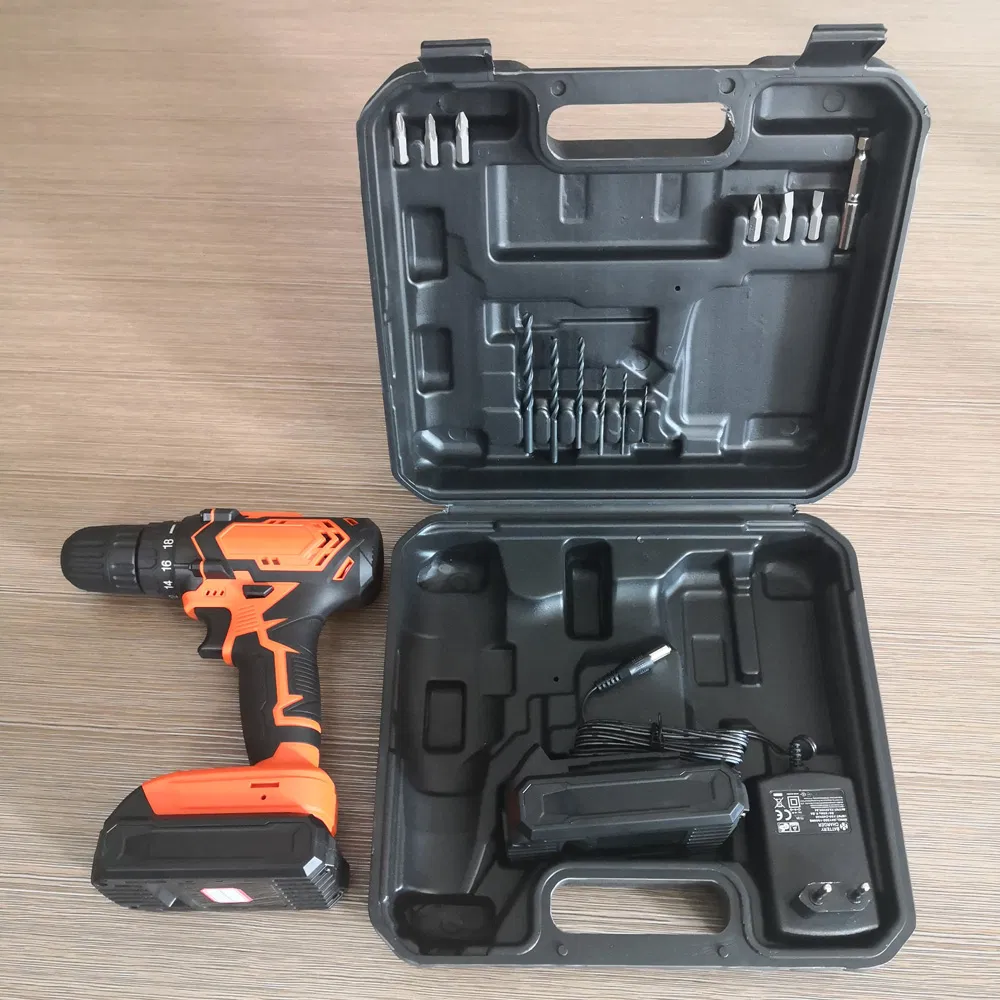 Tolhit Power Tool 13mm Industrial Electric Impact Cordless Drill Set