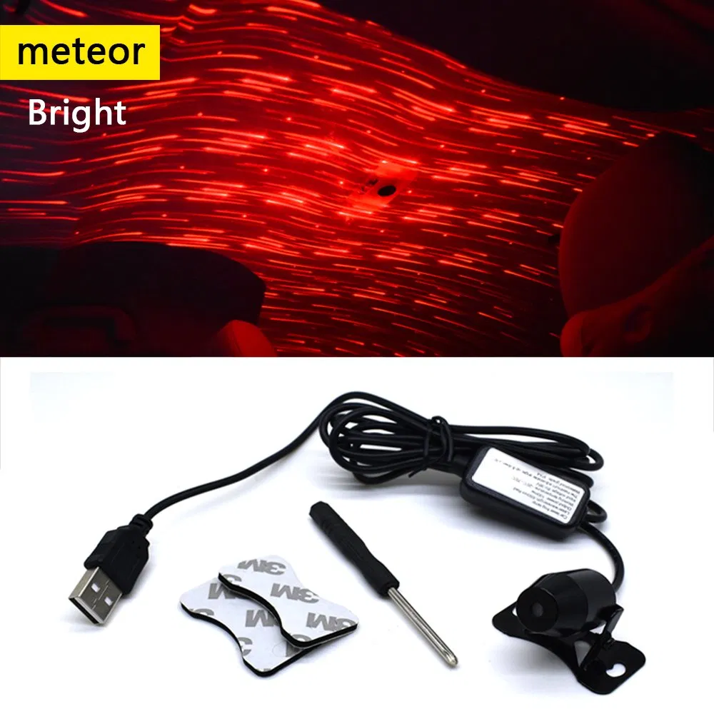 Декоративная RGB LED подсветка в виде звезд для салона авто