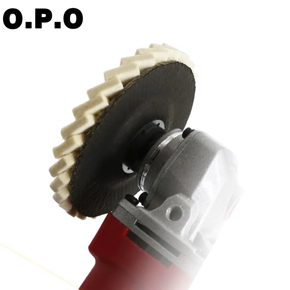 Wool Felt Flap Disc Metal Working Polishing Buffing Wheel for Grinder