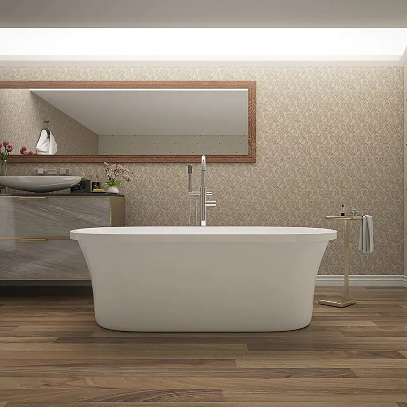 Компактная акриловая ванна для малогабаритных квартир