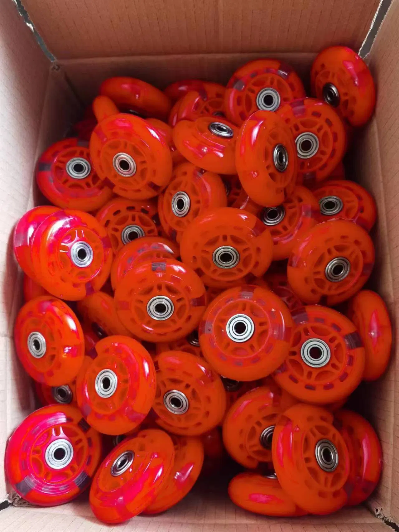 PU Wheels 120mm Flash PU Wheel Scooter Polyurethane Perfusion Wheel Dynamic Front Wheel Accessory