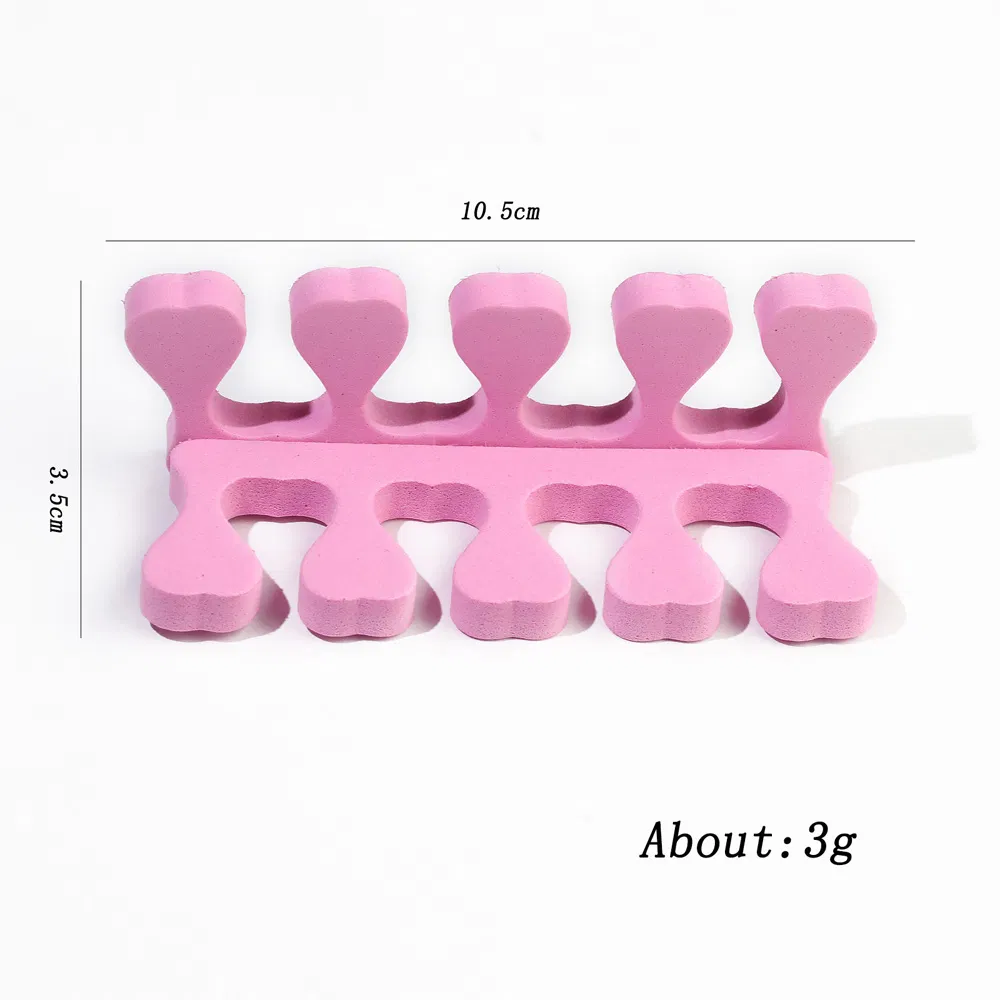 Disposable Toe Separator Art Toe Finger Stretcher Nail Polish Divide EVA Foam Toe Separator
