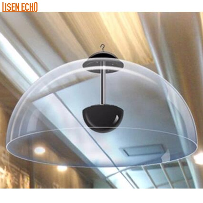 Directional Audio Center Pendant Hanging Dual Parabolic Sound Focusing Dome Museum Speaker with Infrared Sensor