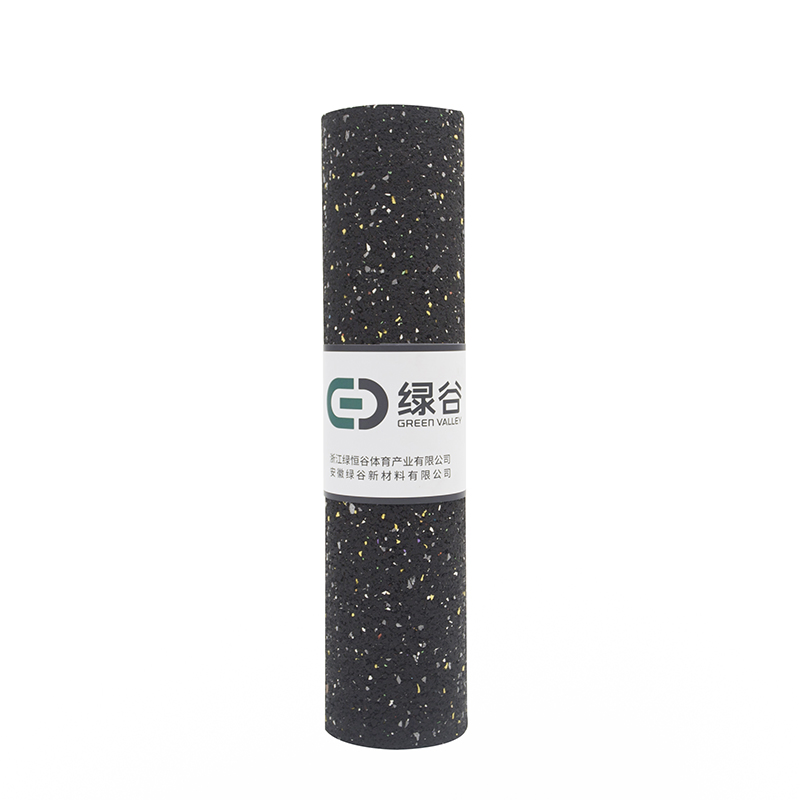 Wholesale Soundproof Underlay Rubber Roll Acoustic Floor Underlayment Rubber Mat with Colorful Dots