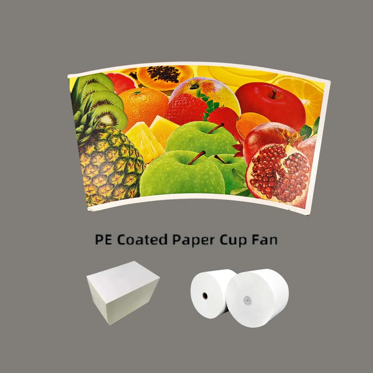 Custom Logo 12 Oz Double Wall Paper Cups Fan for Cup