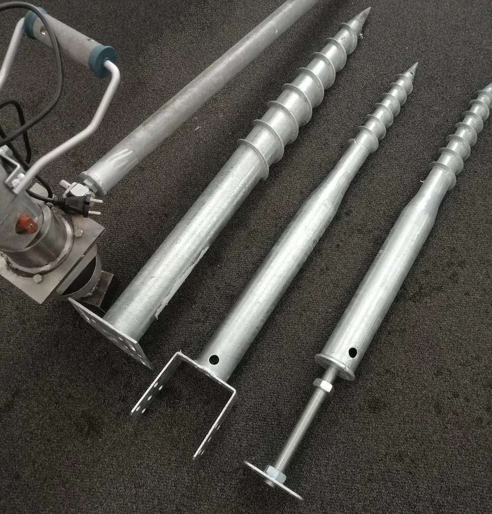 Винтовая свая U-образная 685 мм для солнечных панелей