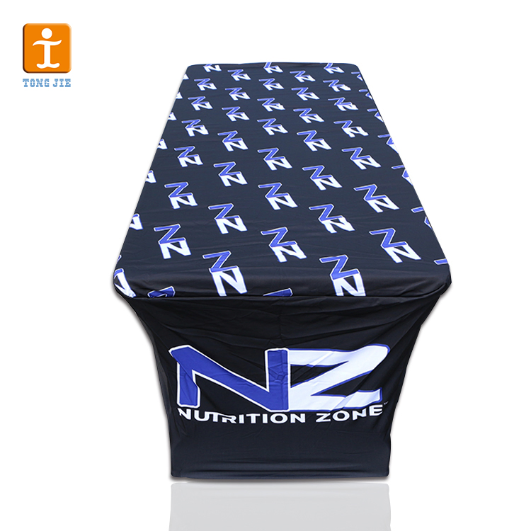 Custom Printing Fitted 6FT Stretch Event Tradeshow Table Cloth