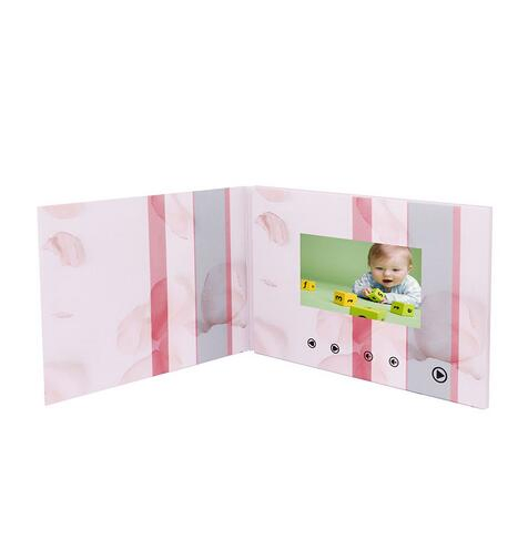 Custom Design and Video LCD Video Greeting Cards