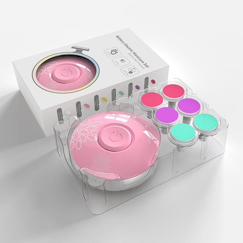 Electric Nail Cutter Set Portable Baby Nail Trimmer Infant Electric Nail Clipper