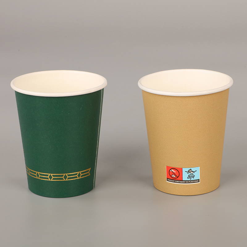 Full Printing Colorful Paper Cups Single Wall Cup