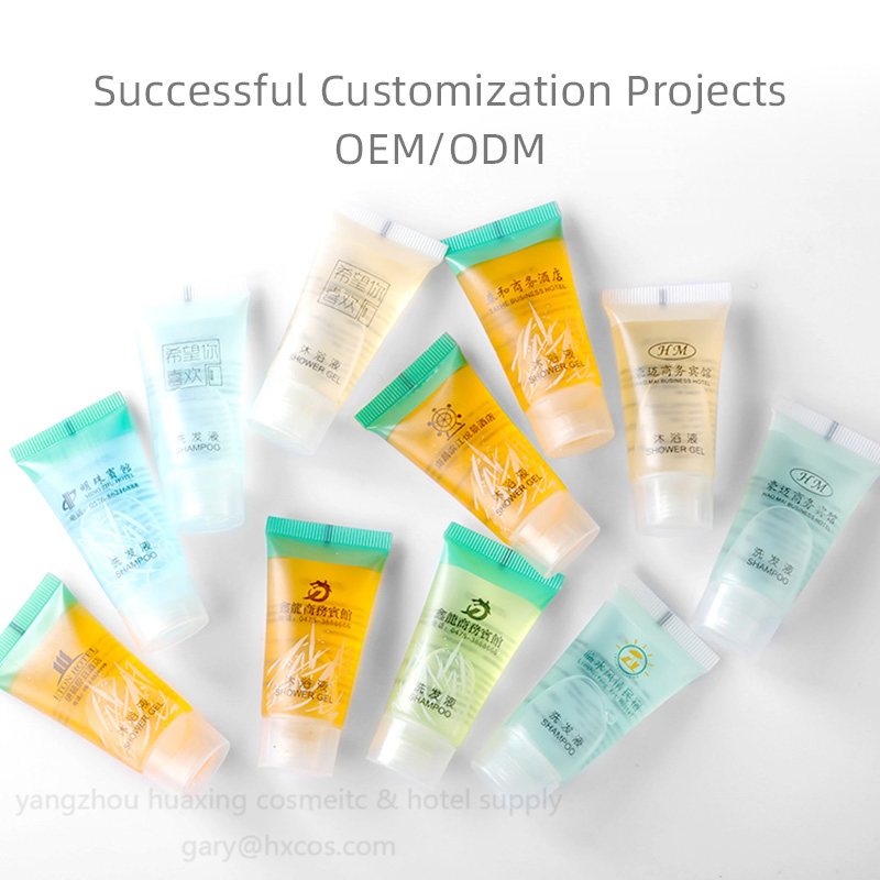 Hotel Shampoo and Shower Gel with Private Logo and Certifications
