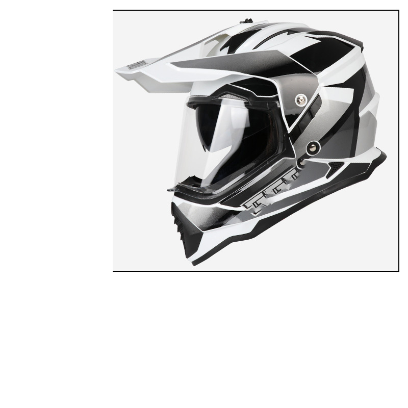 Мотошлем кроссовый Longwin LWMH-30-4, полнолицевой