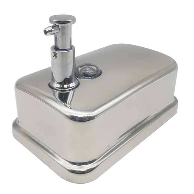 Дозатор для жидкого мыла ручной, нержавеющая сталь