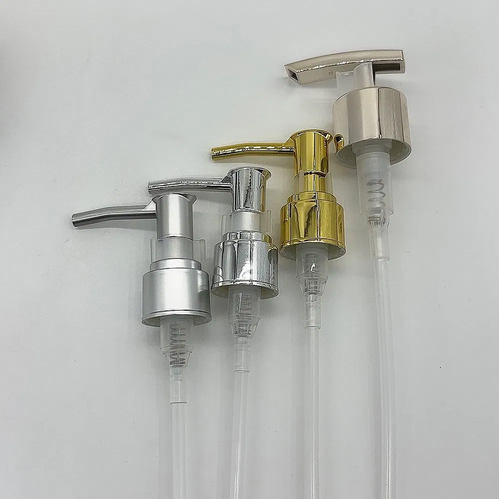 Factory Wholesale Plastic Lotion Pump Head Hand Sanitizer Shampoo Cosmetic Bottle