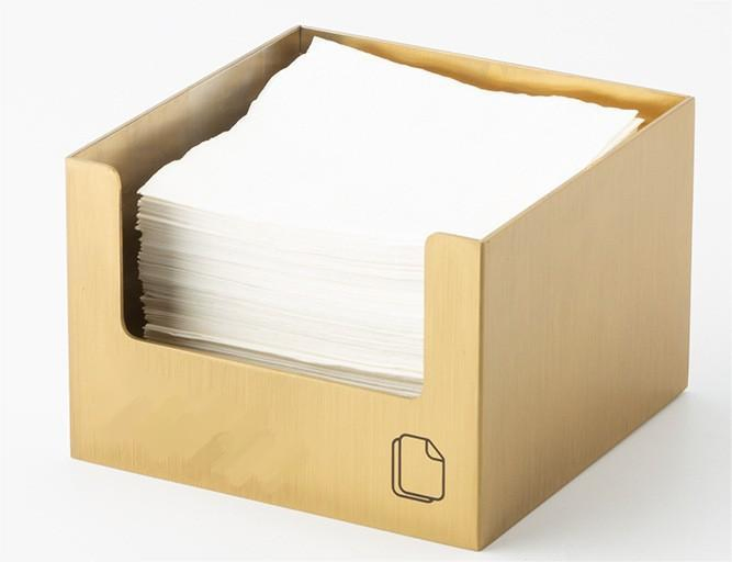 Tissue Box Stainless Steel Acrylic Napkin Storage Box Restaurant Milk Tea Shop Pumping Paper Box