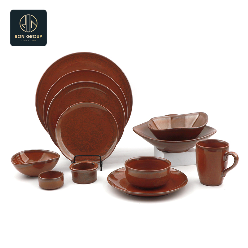 Western Cafe Bar Classic Dinnerware Coffee Container Ceramic Porcelain Commercial Creamer Pot