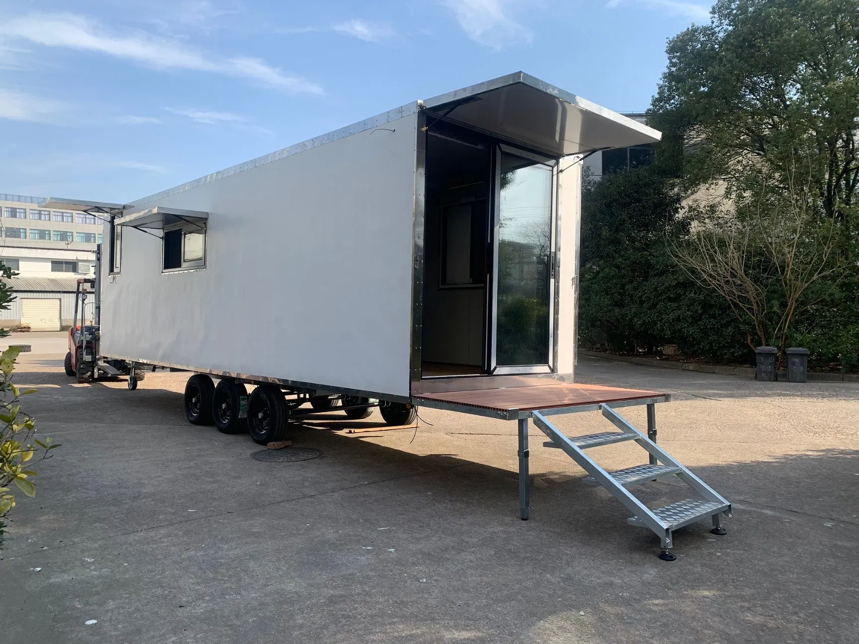 Fiberglass Travel Trailer Caravan Outdoor Camping House