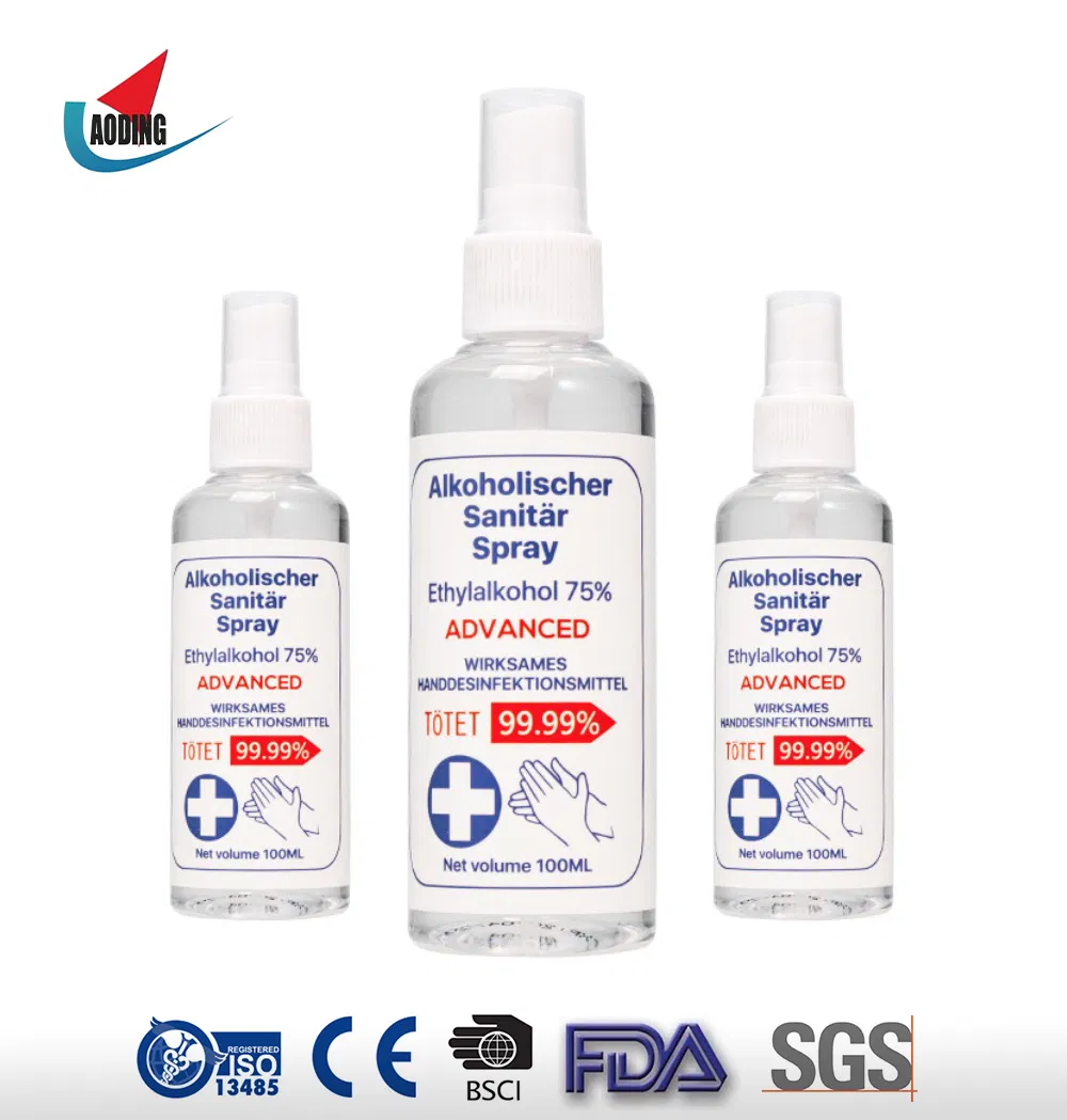 Portable 30ml Sanitizer Disinfecting Spray Kill Virus 99.9% Effect for Travel