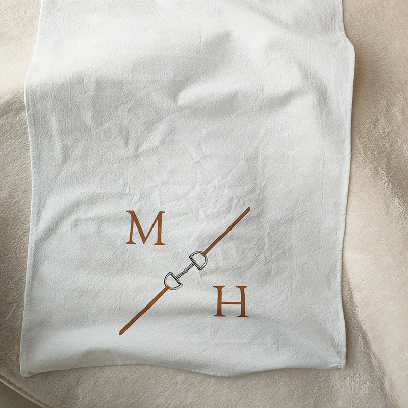 High Quality Flour Sack Kitchen Cotton Tea Towel Customized Printing Design for Kitchen Dish Cleaning Towel