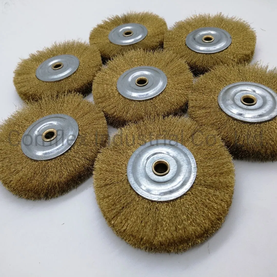 Полировальный круг из стальной волнистой проволоки