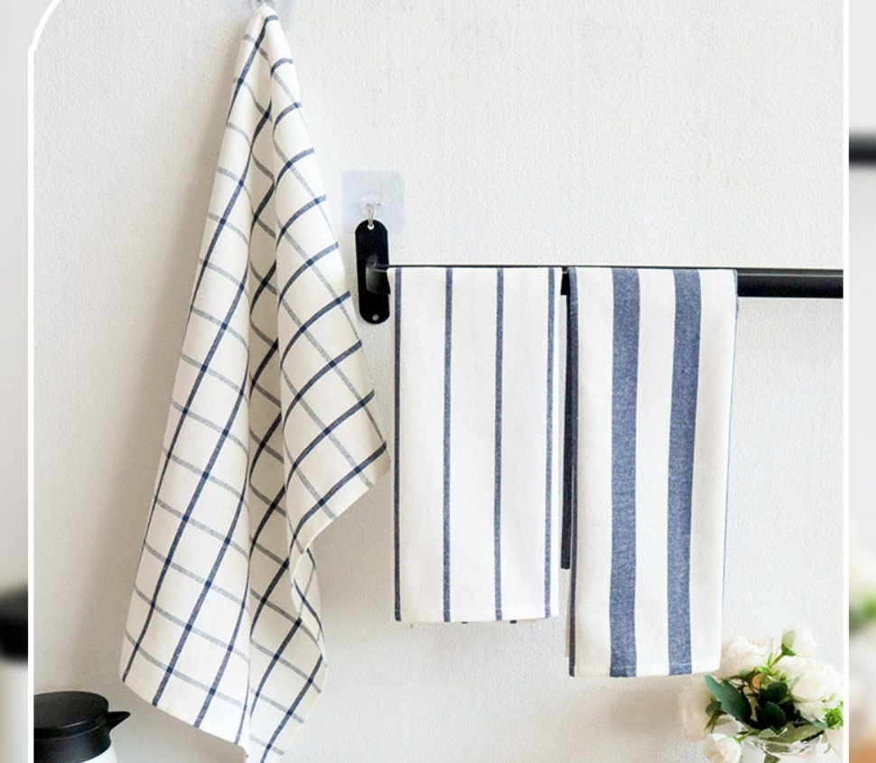 Cotton Kitchen Towel Quick-Drying Dish Towels 40*60cm Premium Hand and Tea Towels