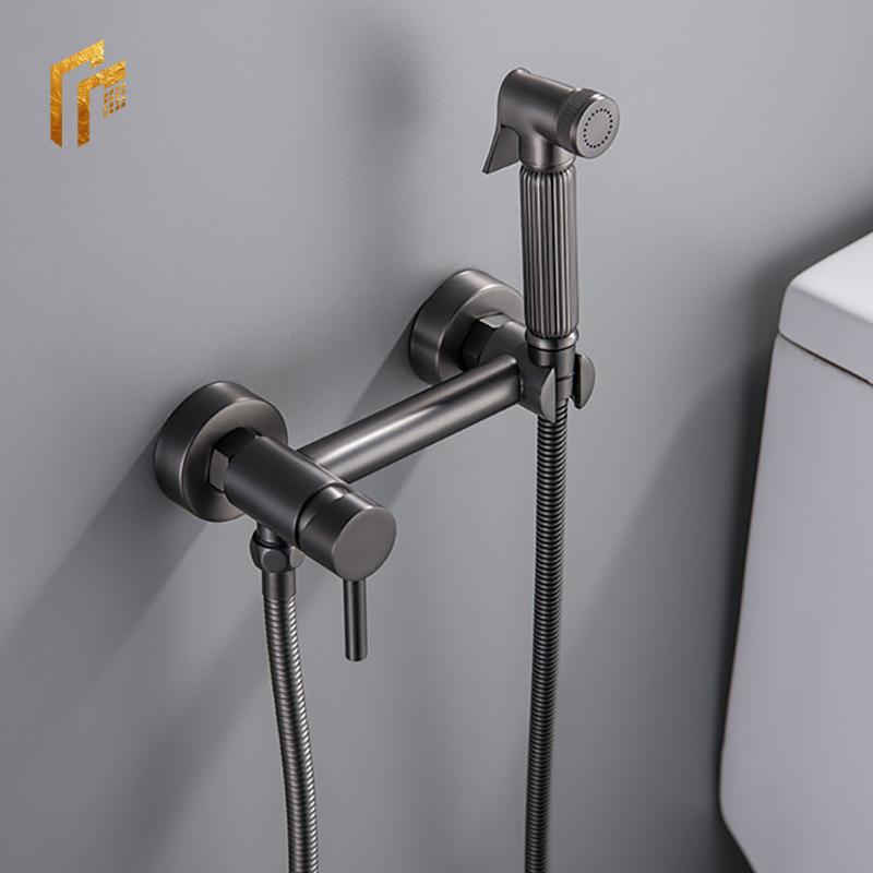 Биде-душ с терморегулятором, латунь, хром