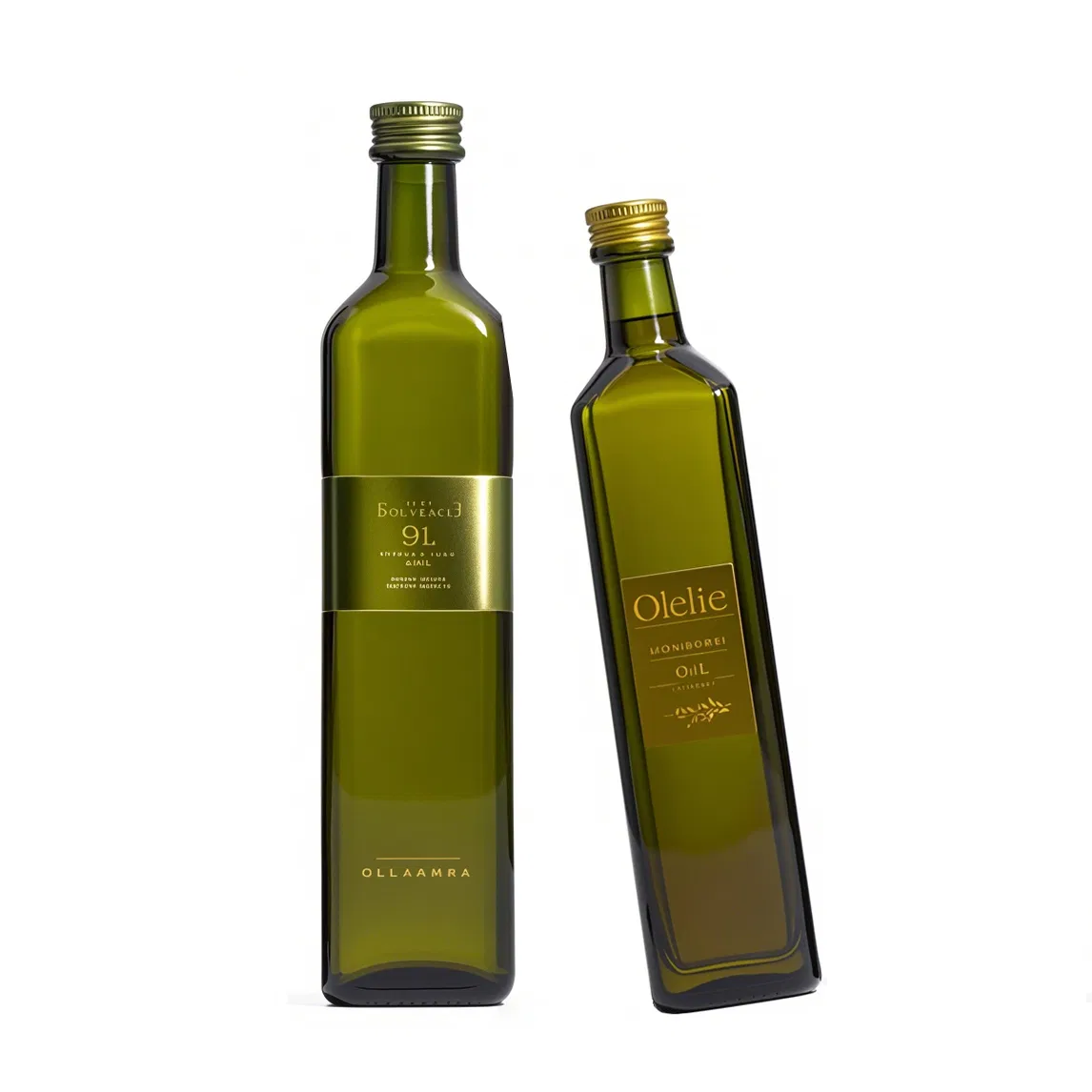 Exquisite Reusable UK Popular Clear Transparent View Wide Mouth Easy Clean Olive Oil Glass Bottle 500ml Restaurant Supply