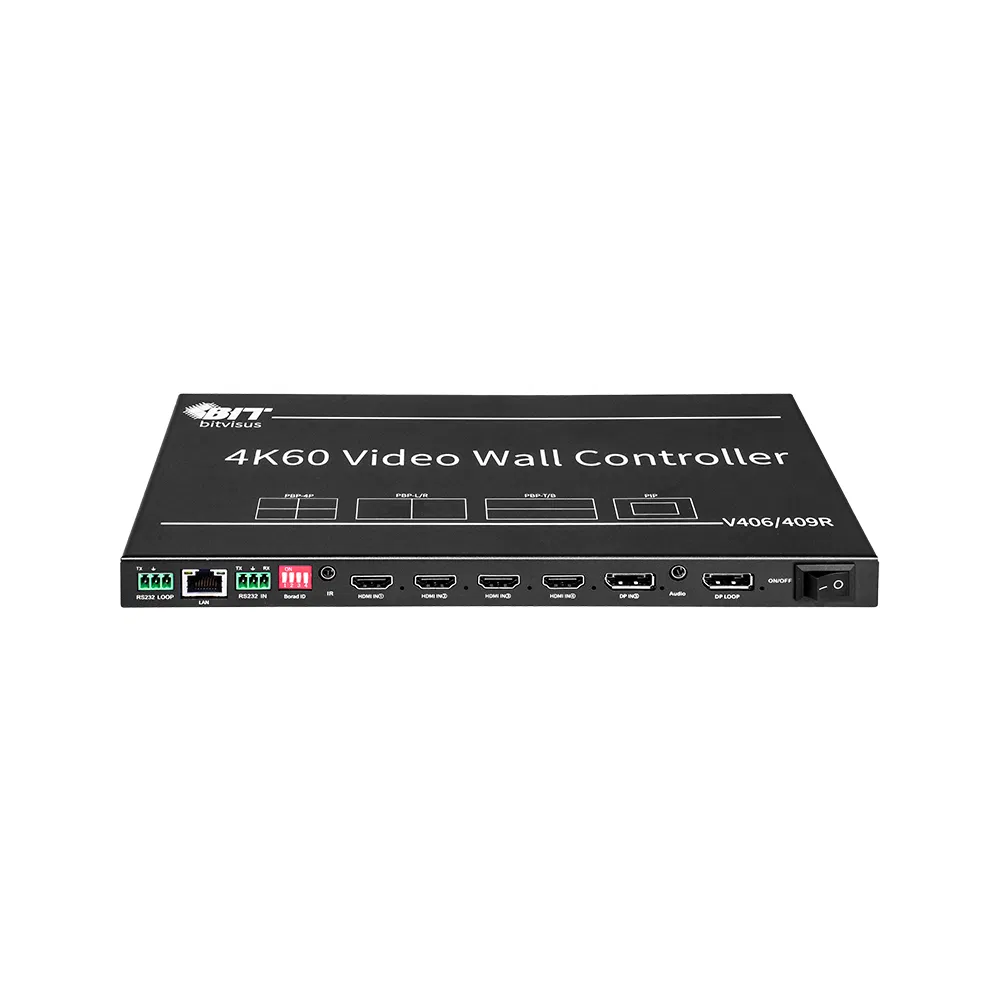 Процессор видеостен 4K60 HDMI/Dp с PIP/PBP и RS232