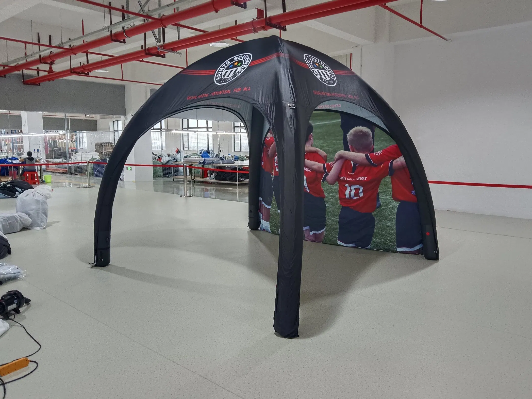 3 Mins Set-up Custom Logo Promotional Inflatable Advertising Blow up Tent for Sports Event