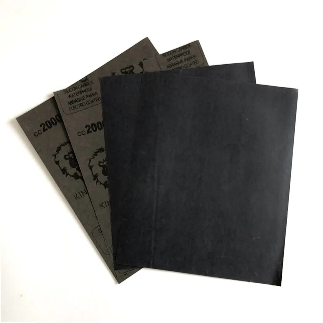 Waterproof Latex Silicon Carbide Sandpaper P1200