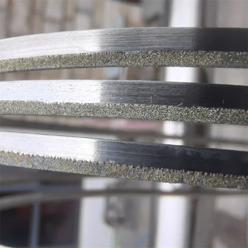 Алмазная ленточная пила для резки камня и стекла