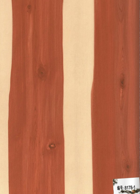 Wood Grain Decorative Paper for Laminated Door and Melamine Paper for MDF