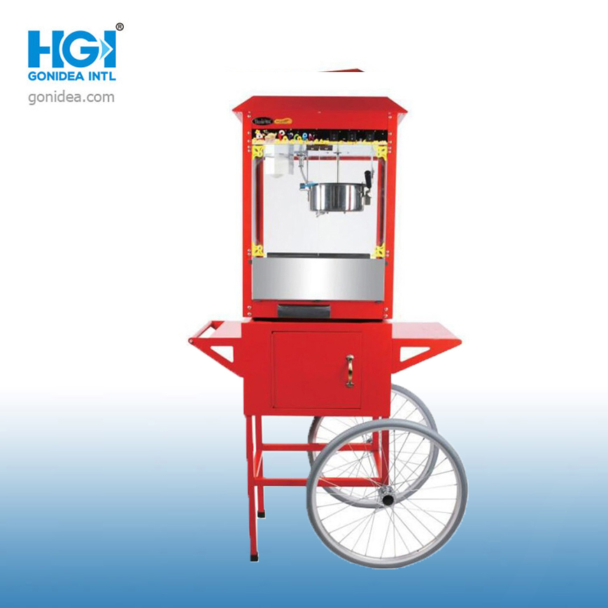 Classical Popcorn Maker/Machine with Support Cart Eb-08c