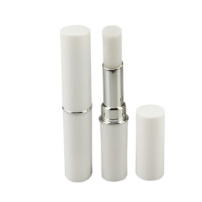 OEM Oblique Mouth Small Silver Vaseline Moisturizing Lip Balm