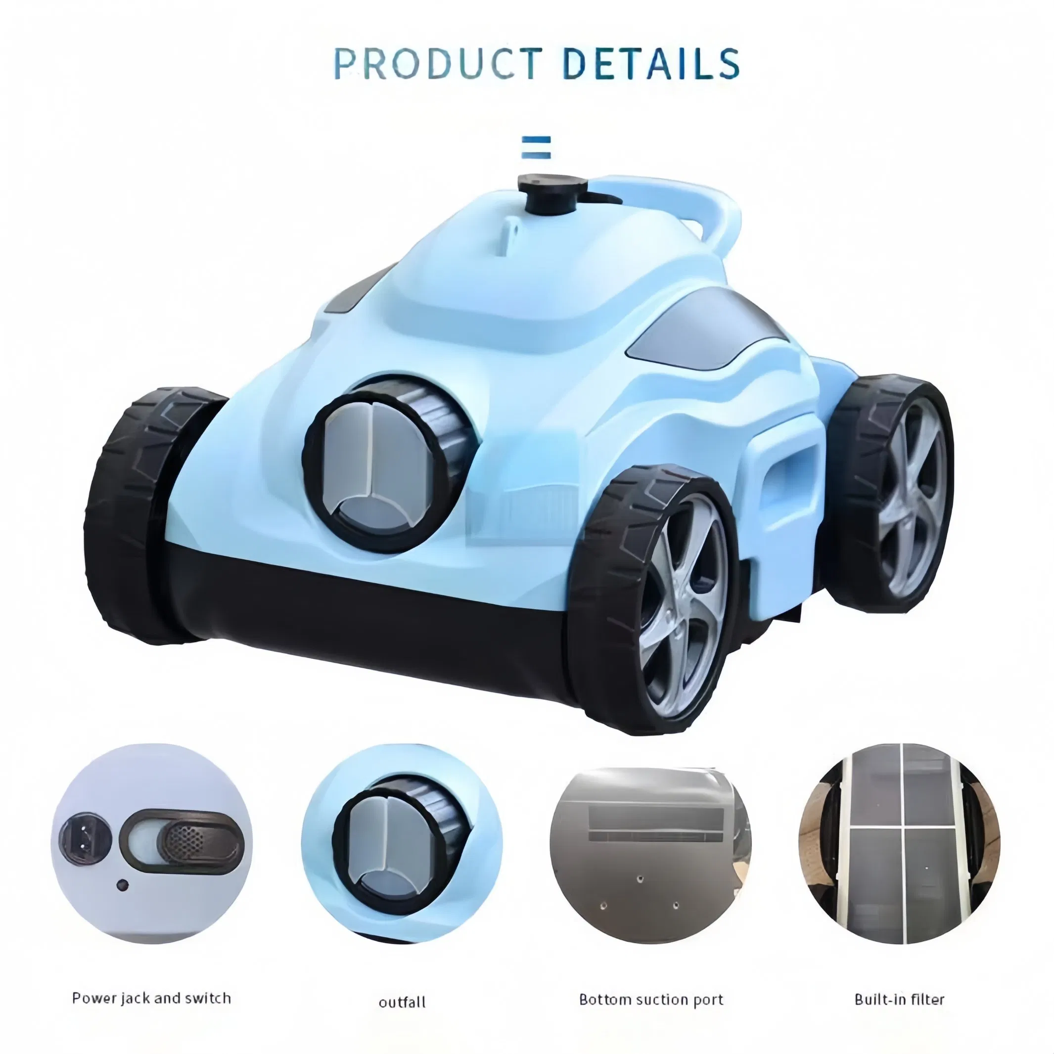 Cordless Vacuum Cleaning for Pools - A70 Pool Cleaning Robot