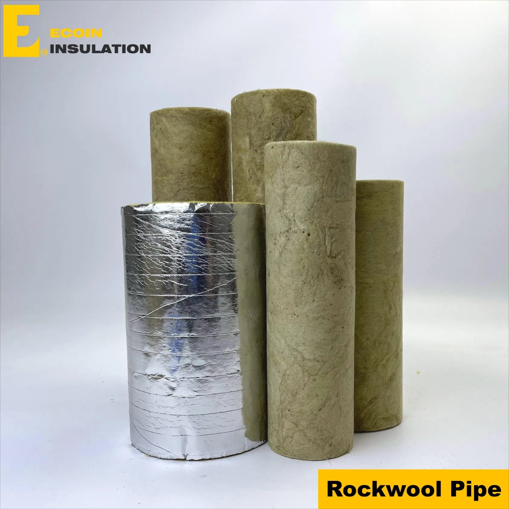 25mm 50mm 30mm 60mm 80mm Thickness Fire Retardant Heat Insulation Rockwool Pipe Insulation Australia