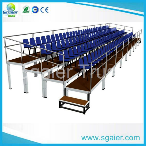 High Quality aluminum Bleach, Sports Events Outdoor Bleacher, University Sports Competition Groundstand Chairs