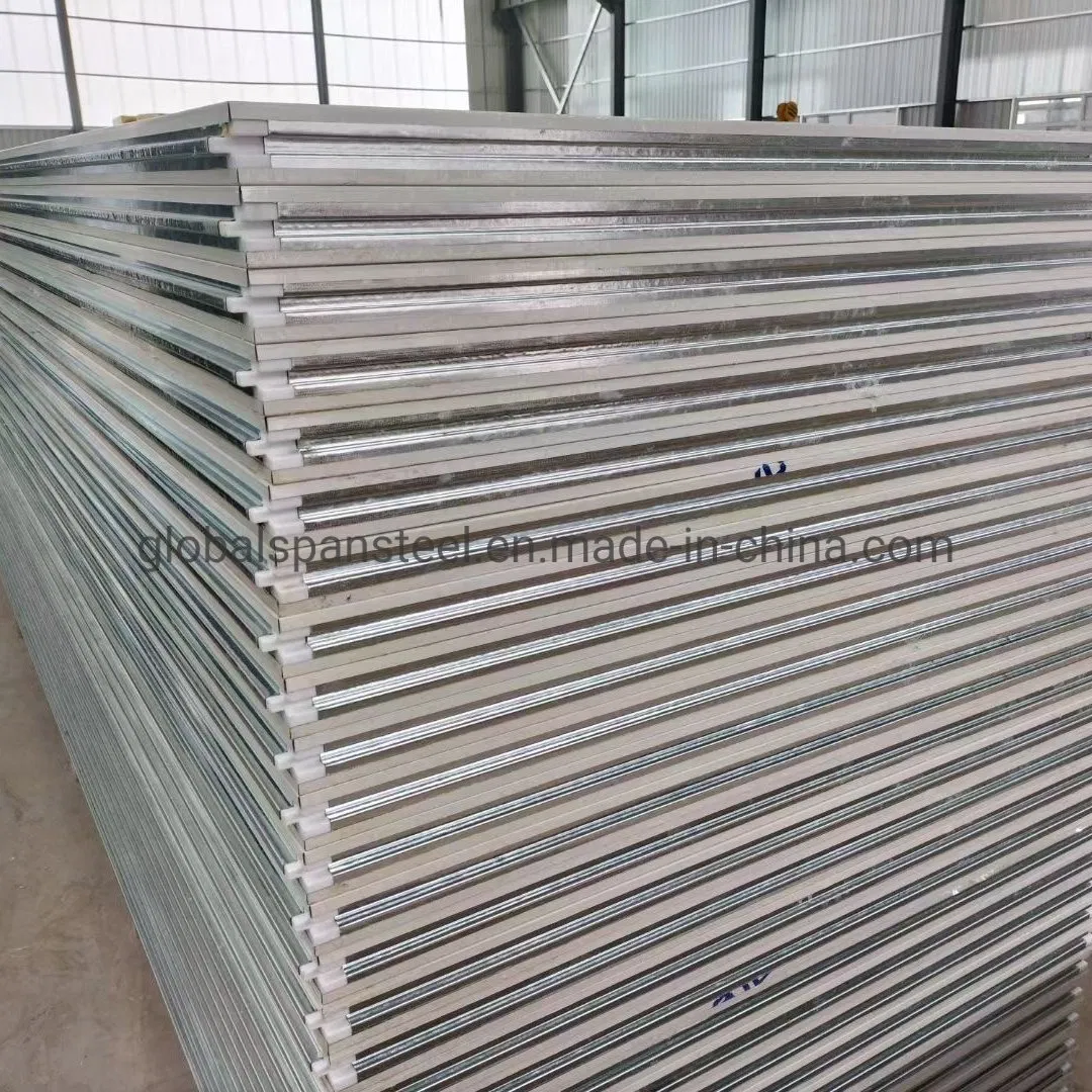 PU/Polyurethane/PIR/PUR/Puf Foam Insulation Fireproof Sandwich Panel for Wall/Roof/ Light Wight Steel Structure Warehouse